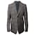 Prada Checked Single Breasted Blazer in Grey Nylon  ref.499047