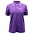 Prada Short-Sleeve Polo Shirt in Purple Cotton  ref.499092