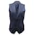 Brunello Cucinelli Peaked Collar Waistcoat in Navy Blue Cotton  ref.499105