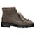 Isabel Marant Camp Boot in Black Leather Green Pony-style calfskin  ref.499153