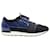 Balenciaga Race Runners em patente azul Couro Couro envernizado  ref.499171