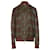 Etro Plaid Print Bomber Jacket in Brown Print Wool  ref.499174