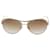 Gafas de sol Ralph Lauren Charles en metal marrón Castaño  ref.499192