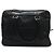 Porte-documents COMME des GARCONS / simili cuir / BLK / uni / sac zip superposé