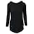 Dolce & Gabbana Mantel mit tiefem Rückenausschnitt aus schwarzem Polyester  ref.499360