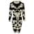 Alexander Mcqueen Floral Jacquard Knit Midi Dress in Black Viscose Cellulose fibre  ref.499366