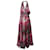 Vestido Issa Halter Estampado Floral em Seda Multicolorida  ref.499371