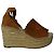 Chloé Chloe Lauren Espadrillas alte con zeppa in camoscio marrone