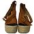Chloé Chloe Lauren Espadrillas alte con zeppa in camoscio marrone - vista 2