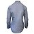 Camicia Balmain con Maniche Regolabili con Tasche in Lino Blu - vista 2