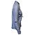 Camicia Balmain con Maniche Regolabili con Tasche in Lino Blu - vista 3