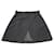 Alice + Olivia Ericka Overlap Mini Skirt in Black Polyester   ref.499439