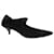 Céline Celine Pointed Kitten Heels in Black Suede  ref.499448