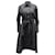 Proenza Schouler Hemdkleid mit Gürtel aus schwarzer Baumwolle  ref.499458