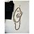 Superbo bracciale collana collana Chanel e orecchini Gold hardware - vista 6