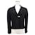 *[Usado] Chanel Coco Mark Cropped Length Jacket Longitud corta Negro [Otoño / Invierno] Lana  ref.499860