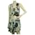 Zadig & Voltaire Kleid Rory mit asymmetrischer Länge und mehrfarbiger Viskose mit Rüschen Größe S Mehrfarben  ref.500062