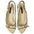 Louis Vuitton White Mini Lin Monogram Canvas Décolleté con tacco a zeppa 37 Multicolore - vista 2