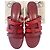 Hermès Sandali "Amica" T 40 Neuves Rosso