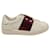 Valentino Open sneakers in white and purple leather  ref.500246
