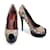 ¡Zapatos peeptoe plataforma clásica multicolor MISSONI! Tweed  ref.500794