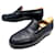 JM WESTON LOAFERS 180 7D 41 IN BLACK LIZARD LEATHER + SHOES Exotic leather  ref.501023