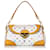 Louis Vuitton White Monogram Multicolore Beverly MM Multiple colors Leather Cloth  ref.501152