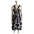 Diane Von Furstenberg DvF Pilar vestido vintage de seda com estampa de rosa silvestre Multicor  ref.501620