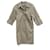 raincoat woman Burberry vintage size 34 Khaki Cotton Polyester  ref.501671