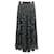 Prada skirt in black & white polka dot pleated print Polyester  ref.501866