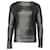 Tom Ford Metallic Knit Sweater in Silver Silk Silvery  ref.502202