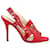 Saint Laurent Slingback Sandals in Red Leather  ref.502266