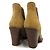 * [Usato] Stivali Acne Studios Side Gore Bootee Tacco grosso in pelle scamosciata 36 23cm beige marrone - vista 3