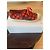 Bensimon Paio di sneakers in tela rosse e viola Rosso Beige Porpora - vista 5