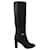 Céline Claude black leather boots  ref.502482