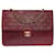 Très chic sac Chanel Classique flap bag en cuir matelassé bordeaux, garniture en métal doré  ref.502597