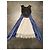 Autre Marque KOCHE Kleid Schwarz Blau und Ecru aus Seide und Polyester Aus weiß - Ansicht 3