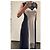 Autre Marque KOCHE Kleid Schwarz Blau und Ecru aus Seide und Polyester Aus weiß - Ansicht 7