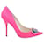Zapatos de salón adornados con gemas Lola de Sophia Webster en satén rosa  ref.502635