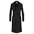 Bottega Veneta Twill Trench Coat Dress Black Polyester  ref.502949