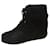 Louis Vuitton Sneakers Black Suede  ref.503125