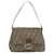 Baguette Baguete Fendi Mamma Marrom Lona  ref.503258