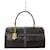 [Used] Yves Saint Laurent crocodile embossed handbag with charm Brown Golden Leather  ref.503661