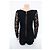 Alice by Temperley Macacão de renda com zíper exposto Preto - vista 2