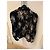 Camicia Ba&Sh Lady Shirt Nera in Viscosa Nero - vista 9