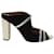 Autre Marque Malone Souliers Block Heel Strappy Mules in Multicolor Leather Black Suede  ref.504326