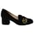 Gucci GG Marmont Fringe Loafers in Black Suede  ref.504330