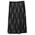 Hugo Boss Boss Velyssa Pleated A-Line Skirt with Sparkly Embroidery in Black Polyester  ref.504359
