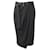 Brunello Cucinelli Belted Wrap Midi Skirt in Black Cotton  ref.504369