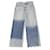 Mother The Rambler Ankle Fray Jeans aus blauem Denim Hellblau Baumwolle  ref.504384